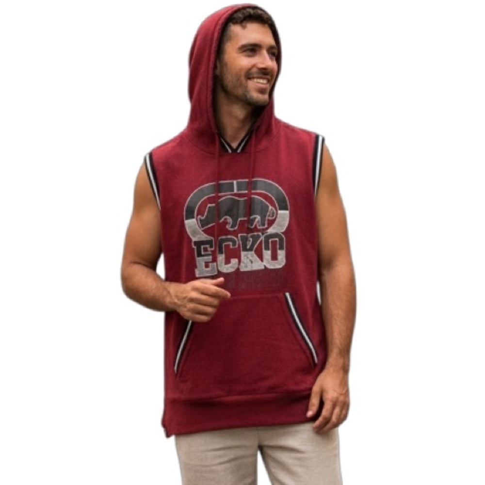 Ecko Unlimited Graphic Sleeveless Hoodie